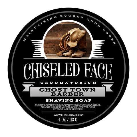 CHISELED FACE | Ghost Town Barber Shaving Soap